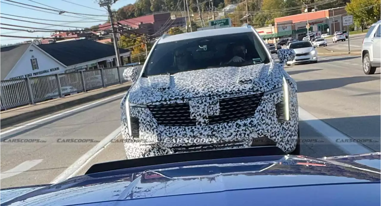 U Spy The Updated 2024 Cadillac XT4 Testing In West Virginia | Carscoops