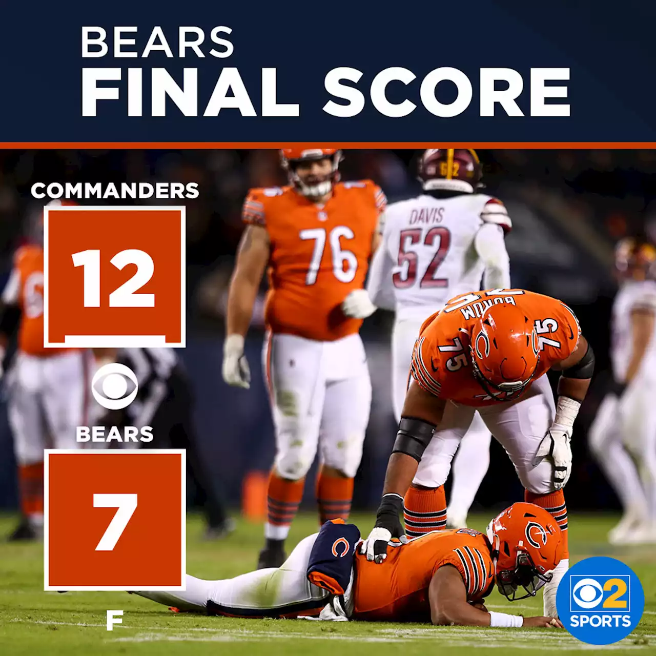 Bears suffer crushing loss in frustrating game against Washington Commanders