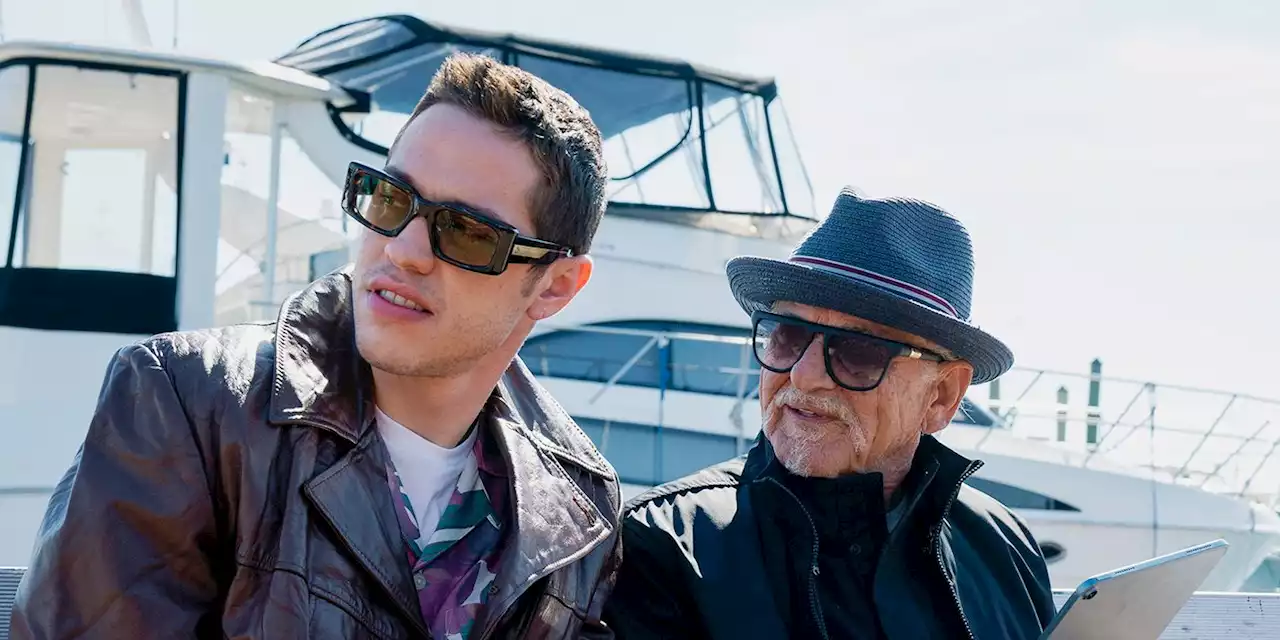 Pete Davidson and Joe Pesci Share a Seat in First Images From 'Bupkis'