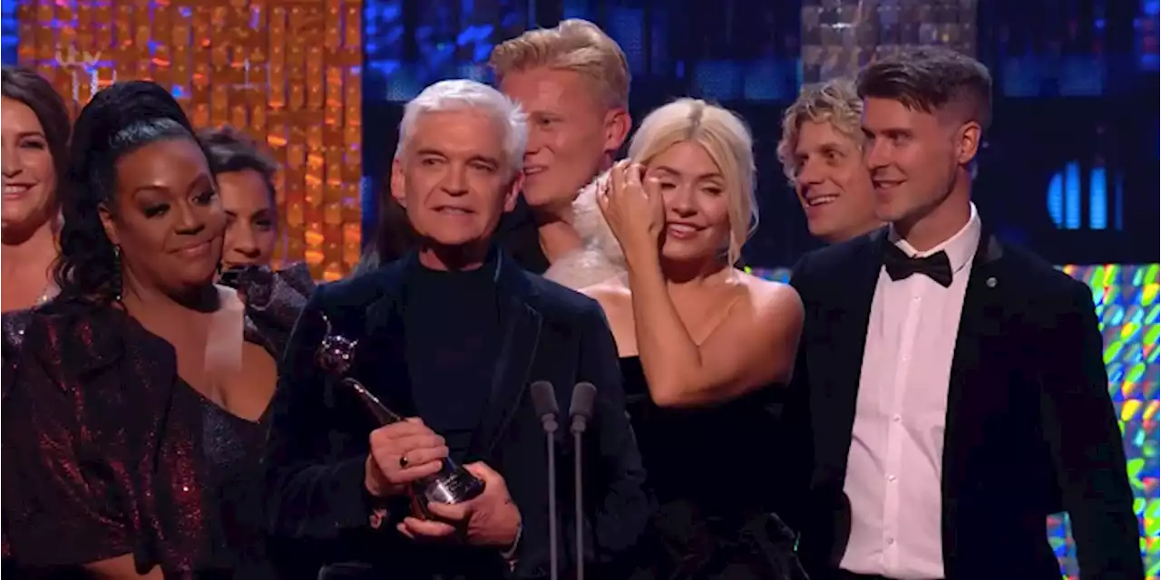 This Morning's Phillip Schofield dismisses feud rumours in NTAs speech