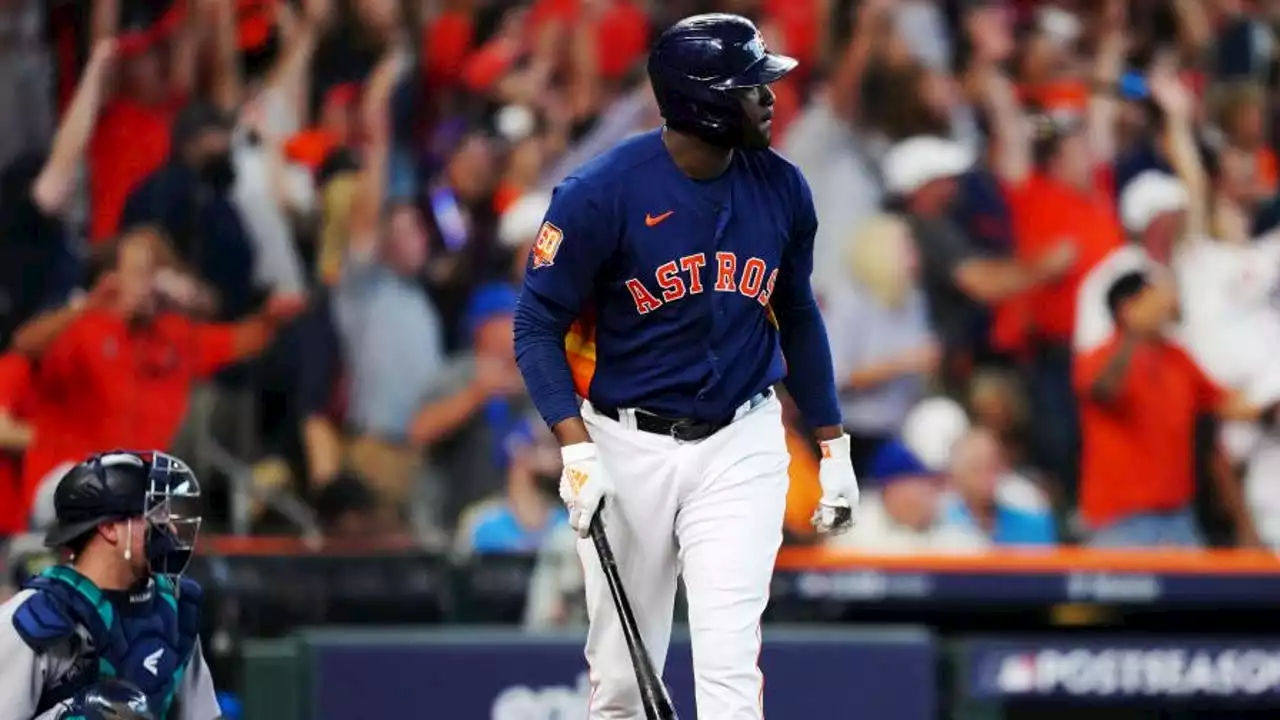 Yordan Álvarez two-run HR downs Mariners in 4-2 loss to Astros in Game 2