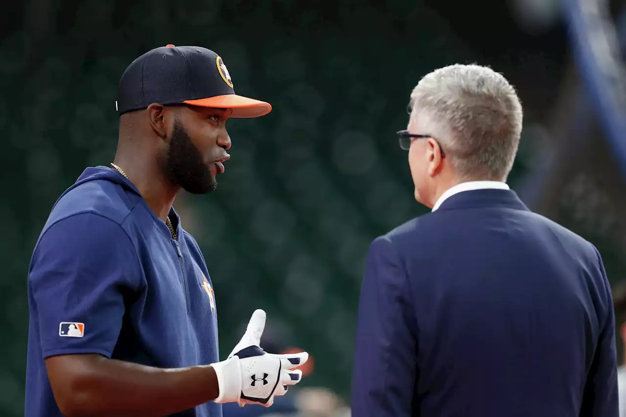 Jeff Luhnow's tweet when Yordan Alvarez made his Astros debut