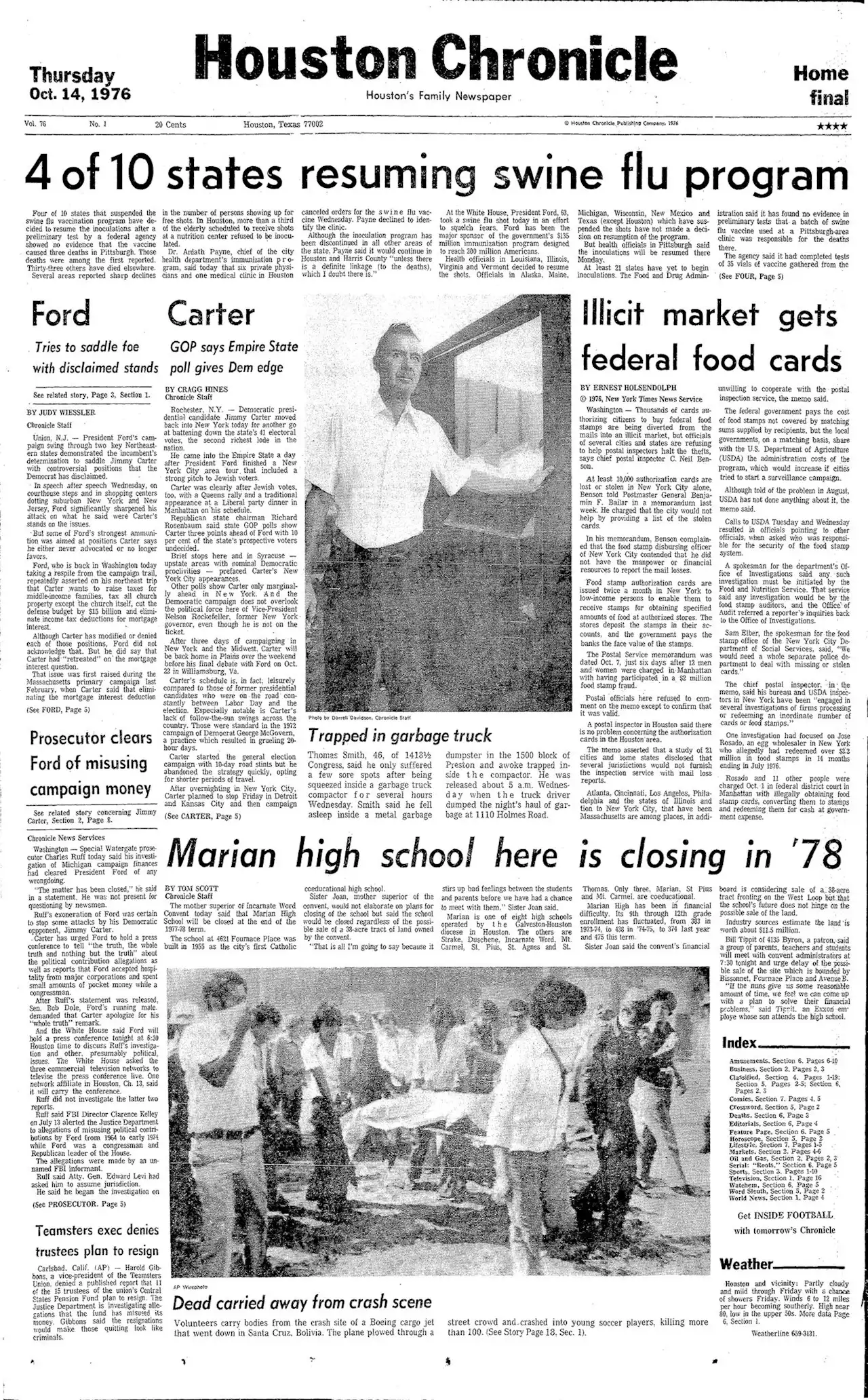 Today in Houston history, Oct. 14, 1976: Marian High School to close its doors