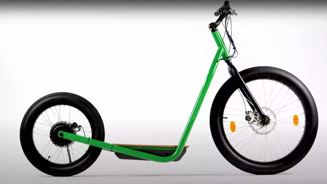 The Vinghen Ti1 Is A Cross Between An E-Bike And An E-Scooter