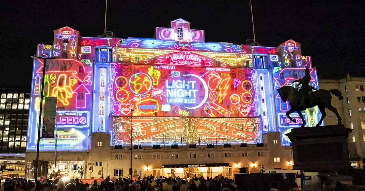 Live updates as thousands flock to city centre for Light Night Leeds 2022