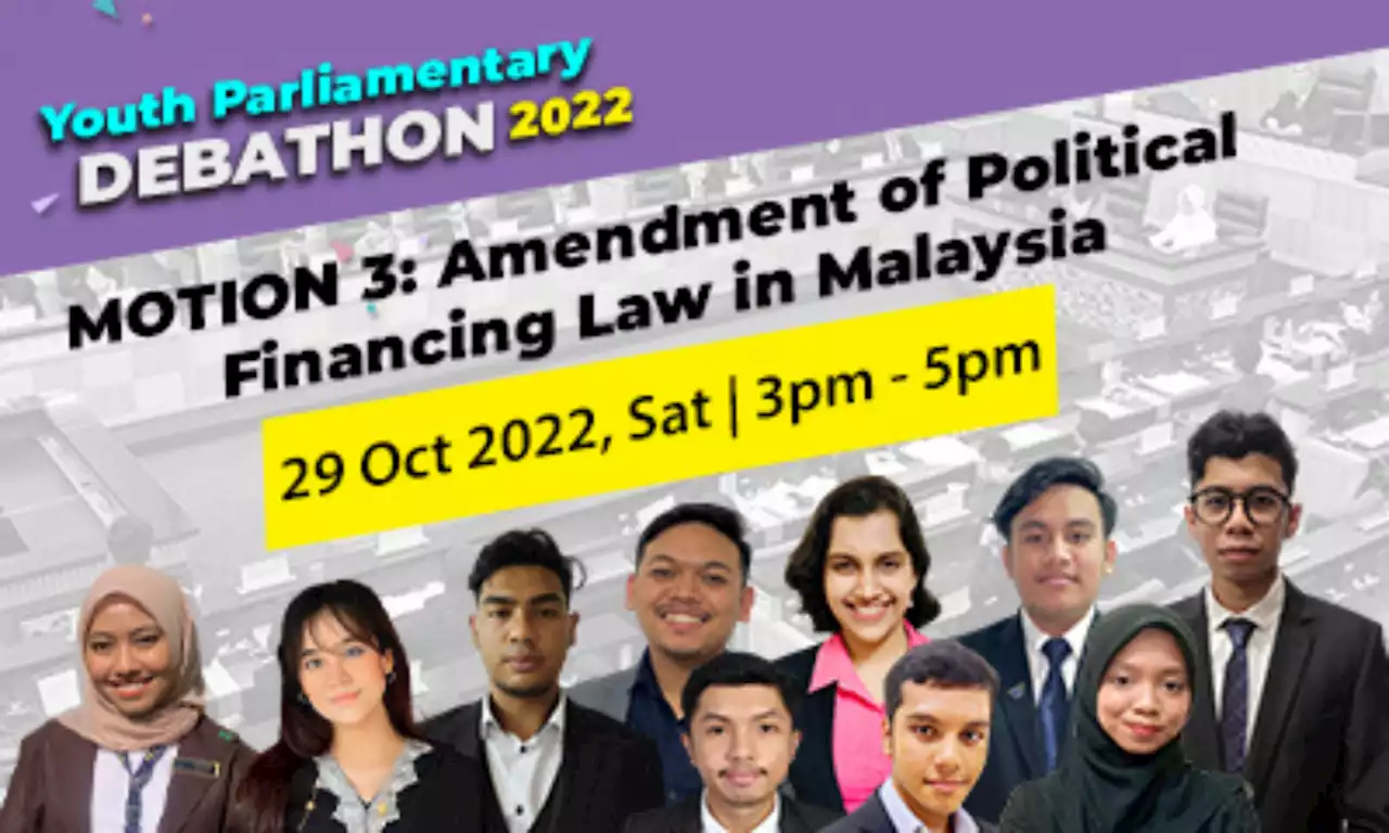 Youth to role play as MPs to discuss amendment of political financing law in Malaysia