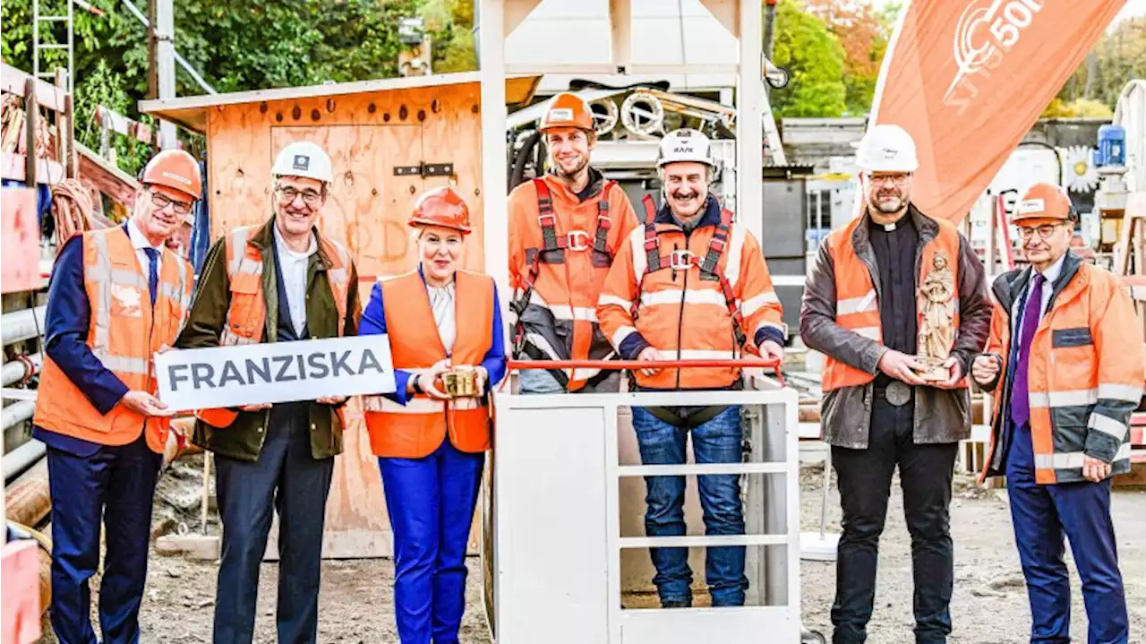 Neuer Tunnel „Franziska“ sichert die Energiewende