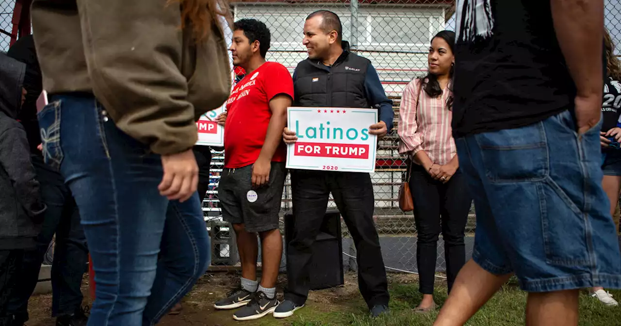 Republicans have gained ground with Latinos since 2018, and many believe stolen election lies, poll finds