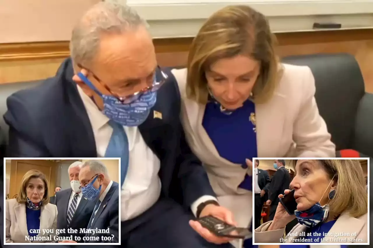 Pelosi describes rioters defecating on Capitol floors as video shows her, Schumer call for help during riot