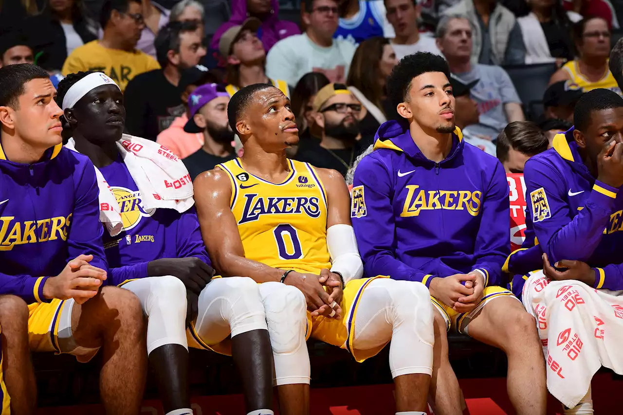 Russell Westbrook’s days as a starter for Lakers look like they’re over