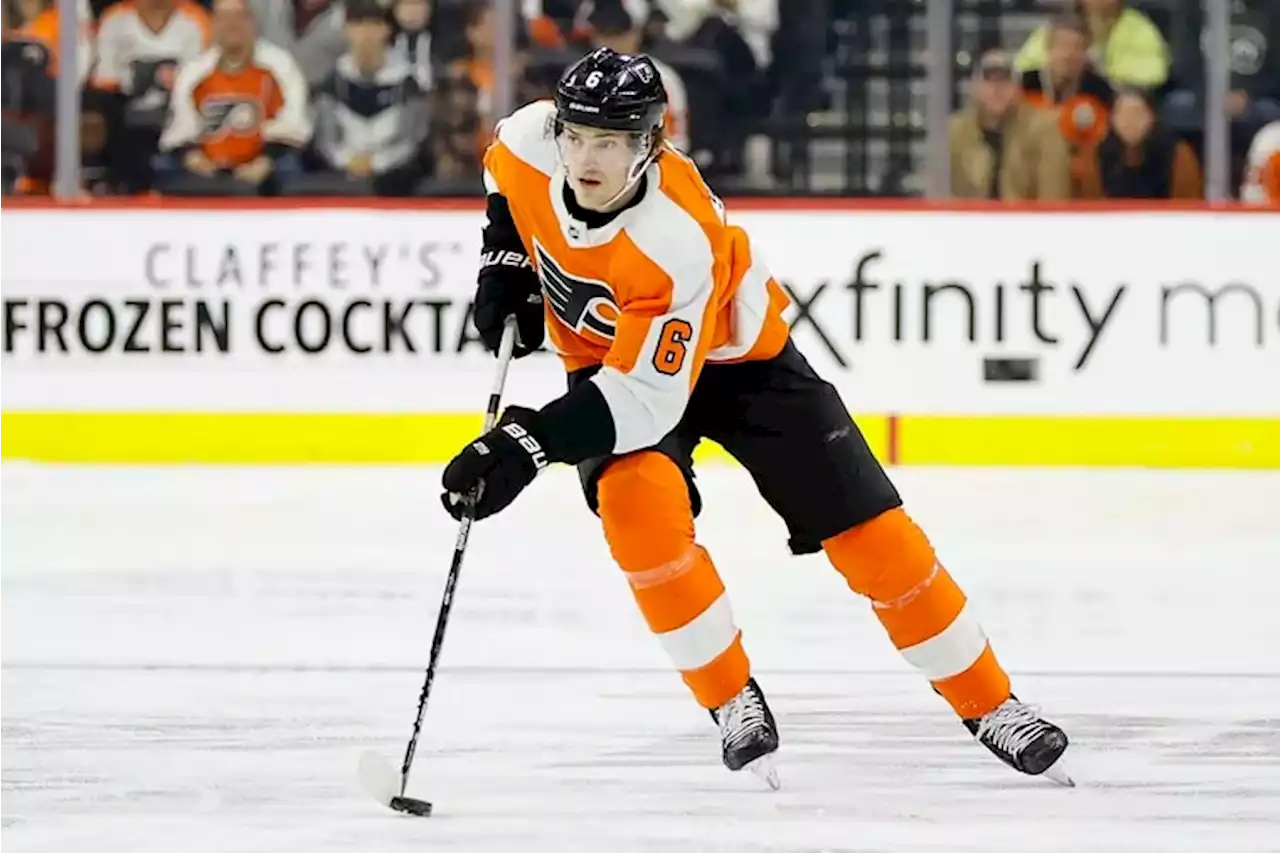 Flyers sign defenseman Travis Sanheim to eight-year, $50 million contract extension