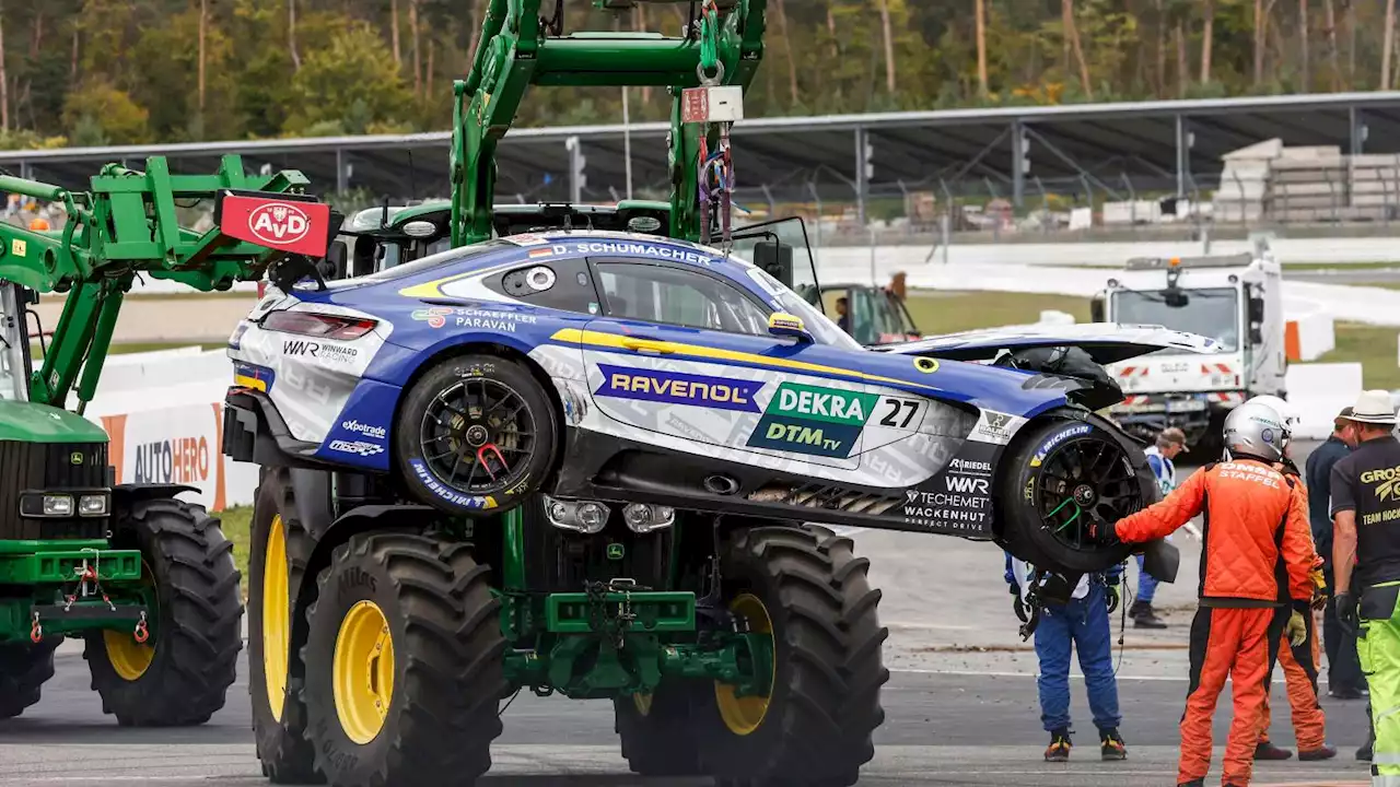 David Schumacher suffered broken back after fiery DTM crash