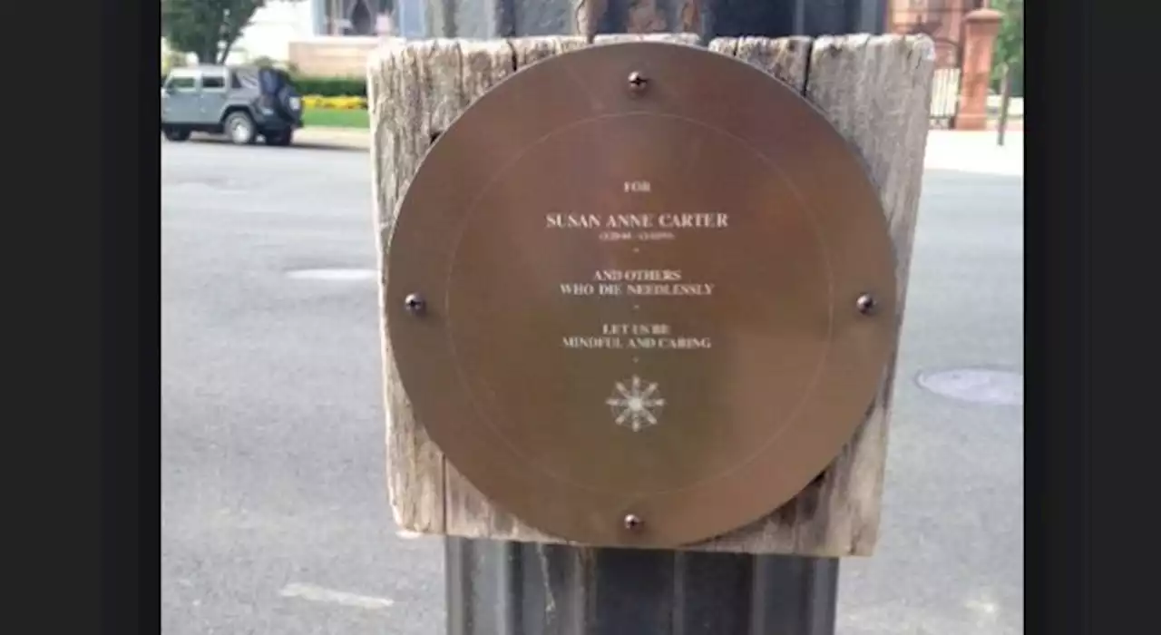 About the Susan Anne Carter Plaque near the Smithsonian Castle - PoPville