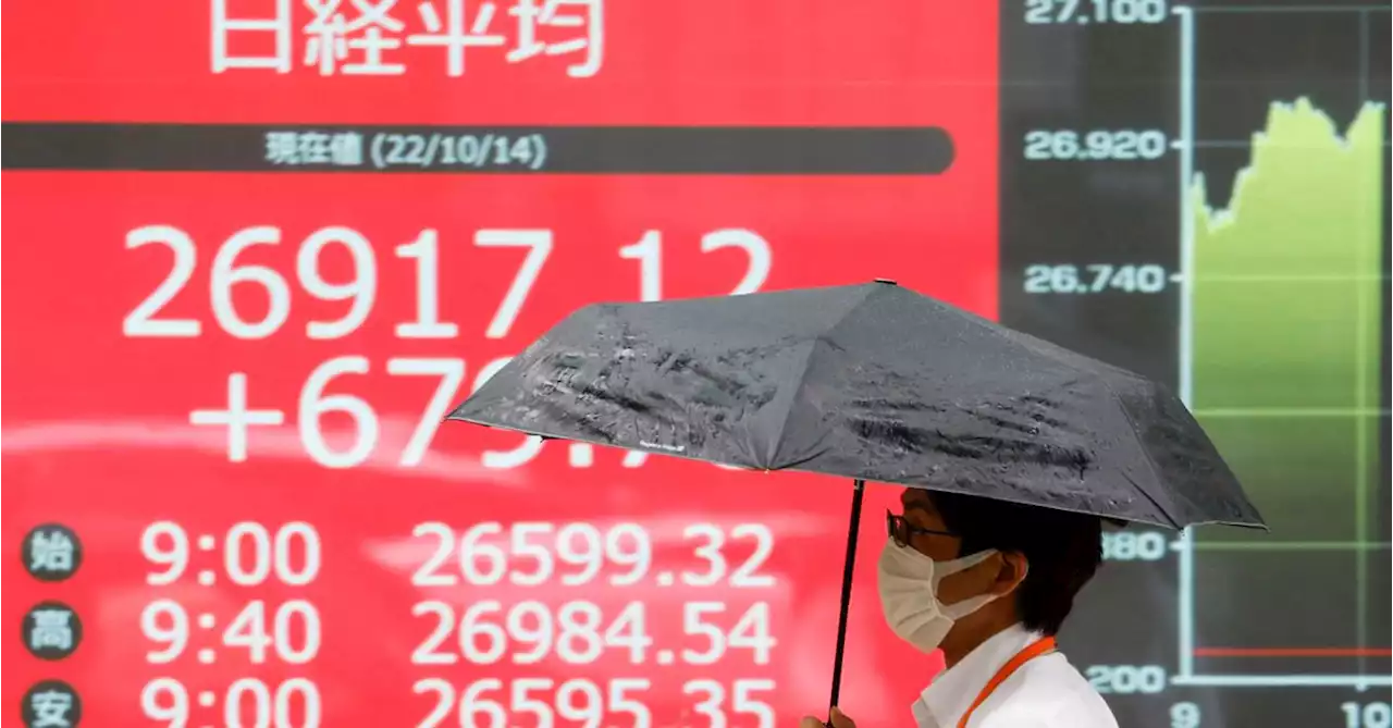 Asian shares track Wall Street higher as jitters abound