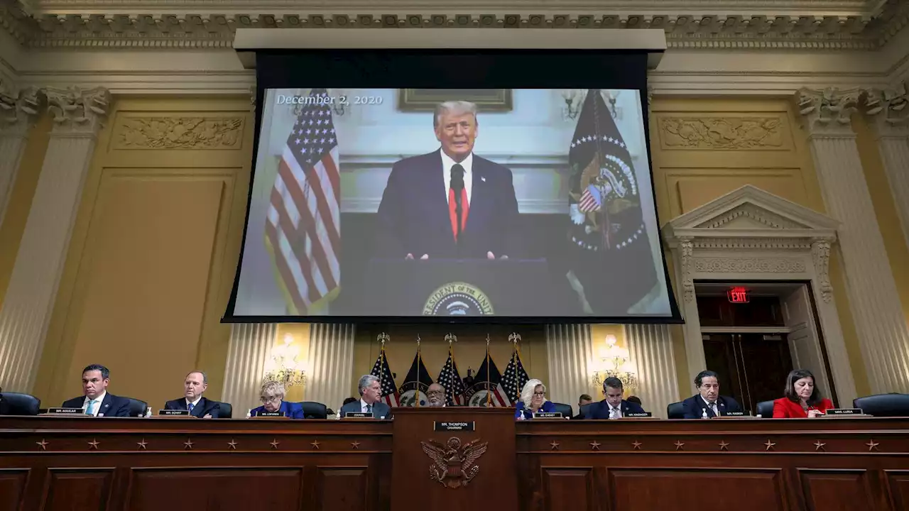 Donald Trump's subpoena grabbed the headline - but new video of Capitol riots gripped the audience