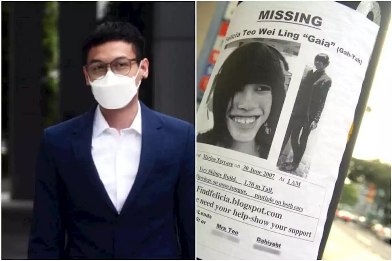 Man who dumped Felicia Teo's corpse jailed for 26 months but expected to be released soon