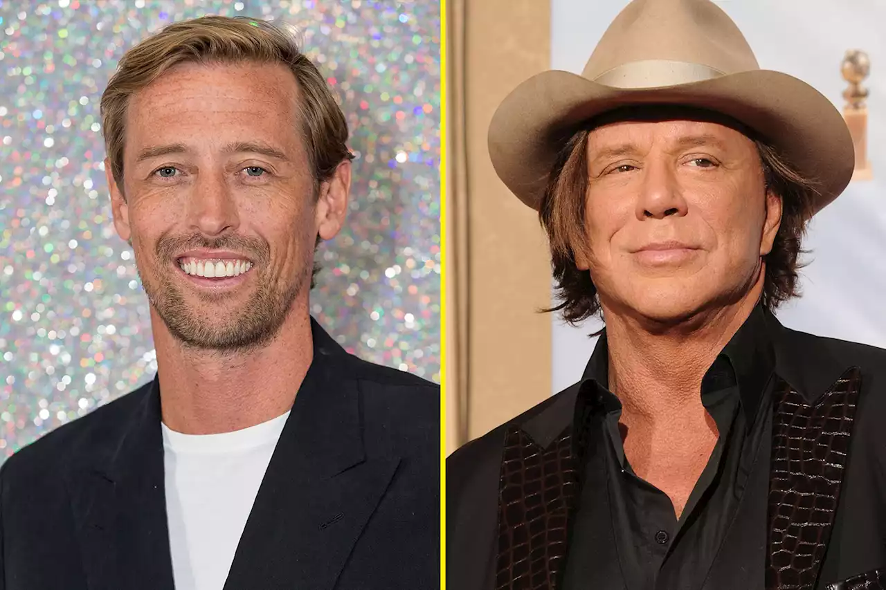 Peter Crouch recalls time he had to 'pie' off Hollywood legend Mickey Rourke