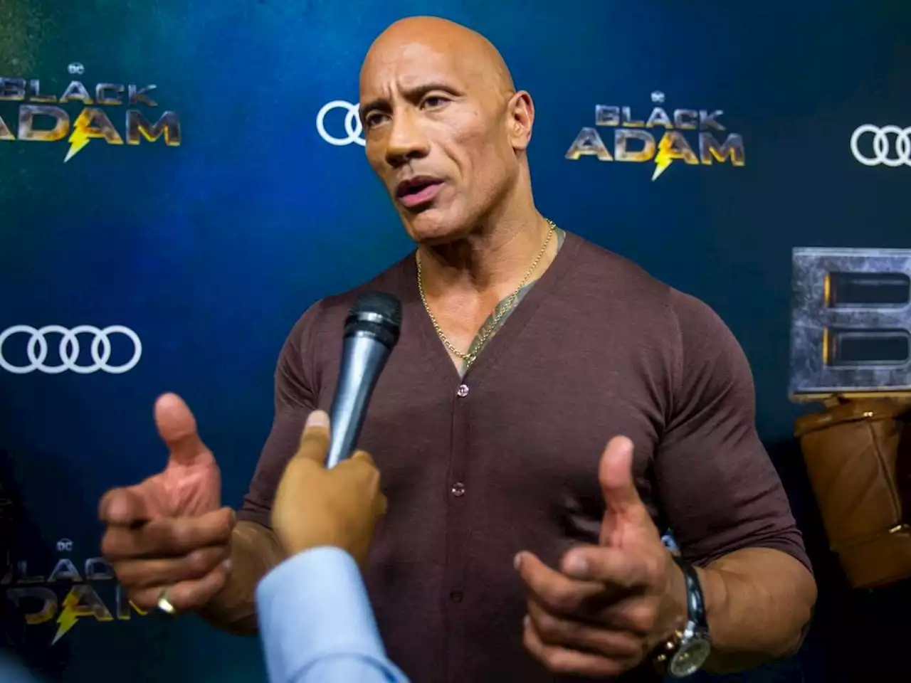 READY TO ROCK!!: Dwayne Johnson brings DC’s Black Adam to Toronto