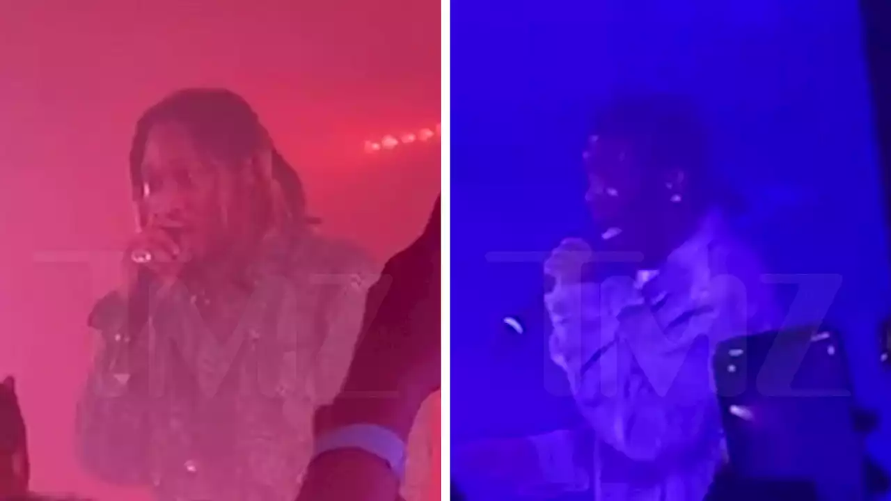 Future & Lil Uzi Vert Perform For Louis Vuitton, Sweat Dripping Everywhere