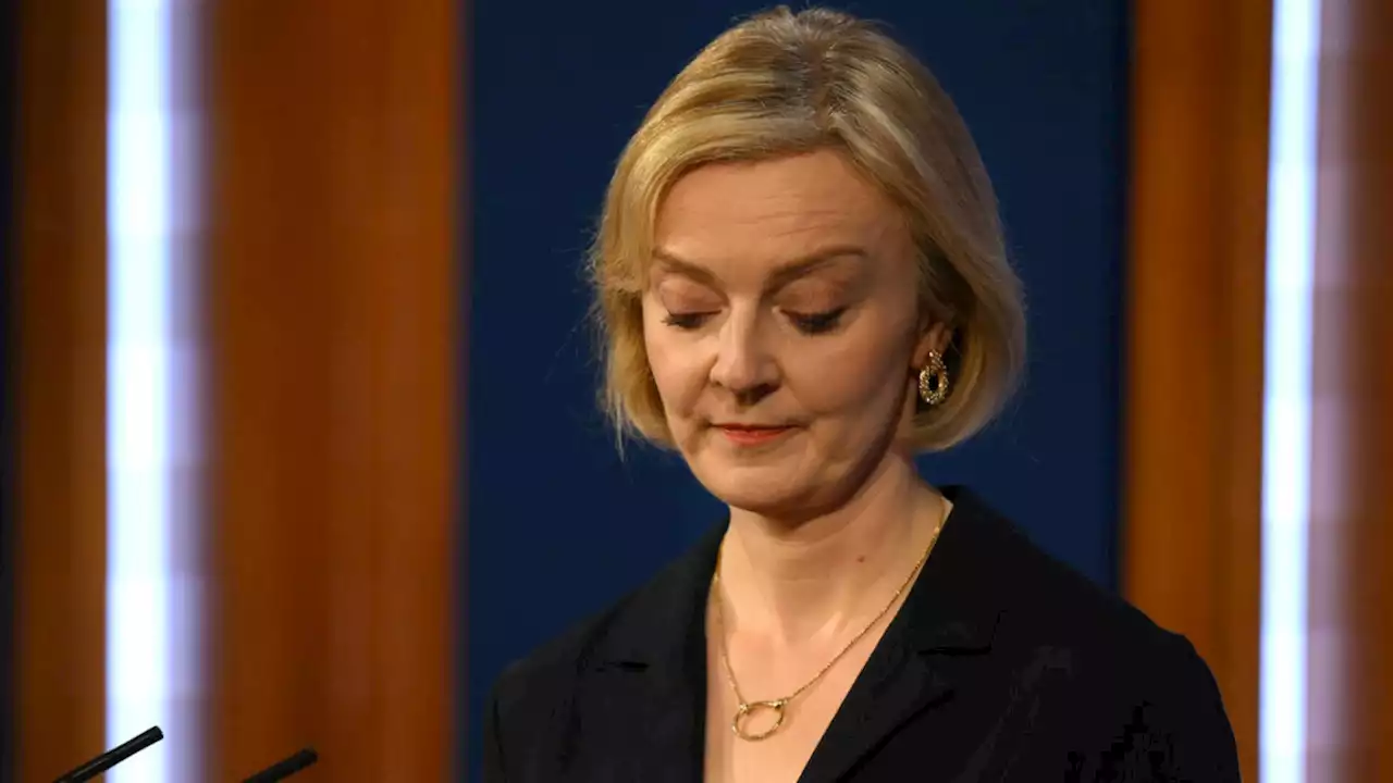 Britain’s Prime Minister Liz Truss fires finance chief after less than 6 weeks on job