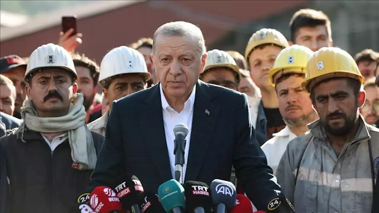 اردوغان از معدن بارتین بازدید کرد