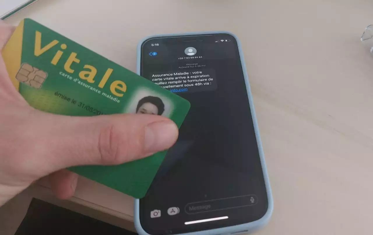 'Votre carte vitale arrive à expiration' : attention à cette arnaque par sms qui continue