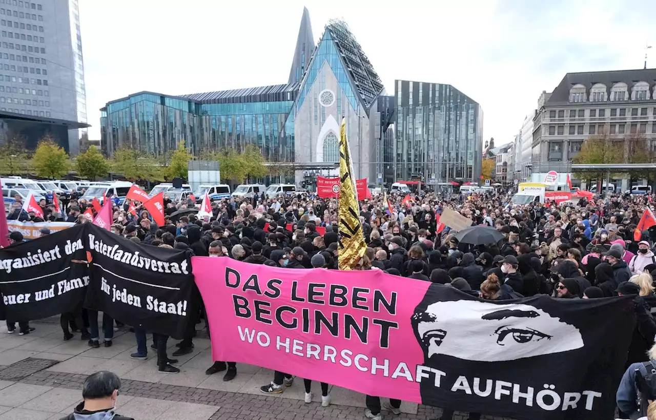 Leipzig: Hunderte protestieren gegen steigende Energiepreise