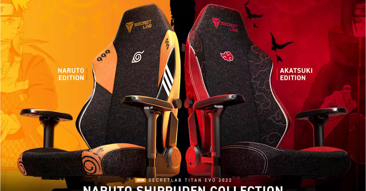 Secretlab Unveils New Naruto Shippuden Collection Gaming Chairs