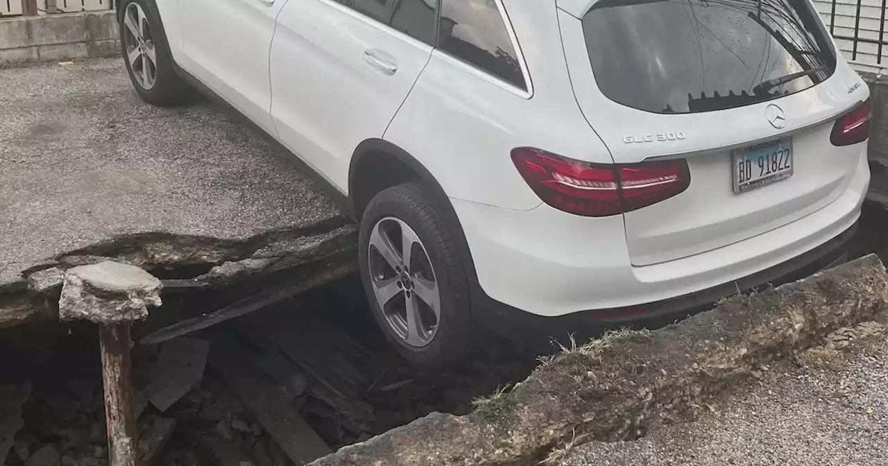 'Somebody messed up royally': Who's responsible for fixing a Lincoln Park sink hole that almost took a car?