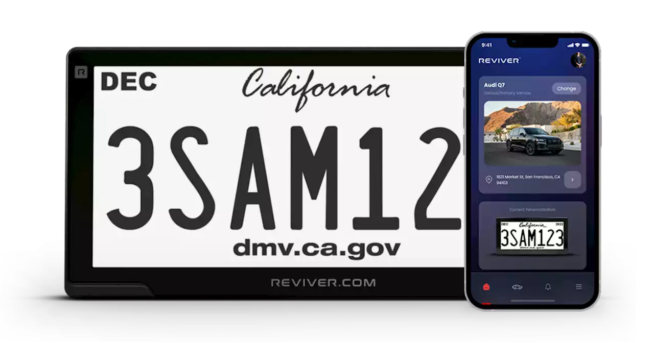 Digital license plates are now legal in California