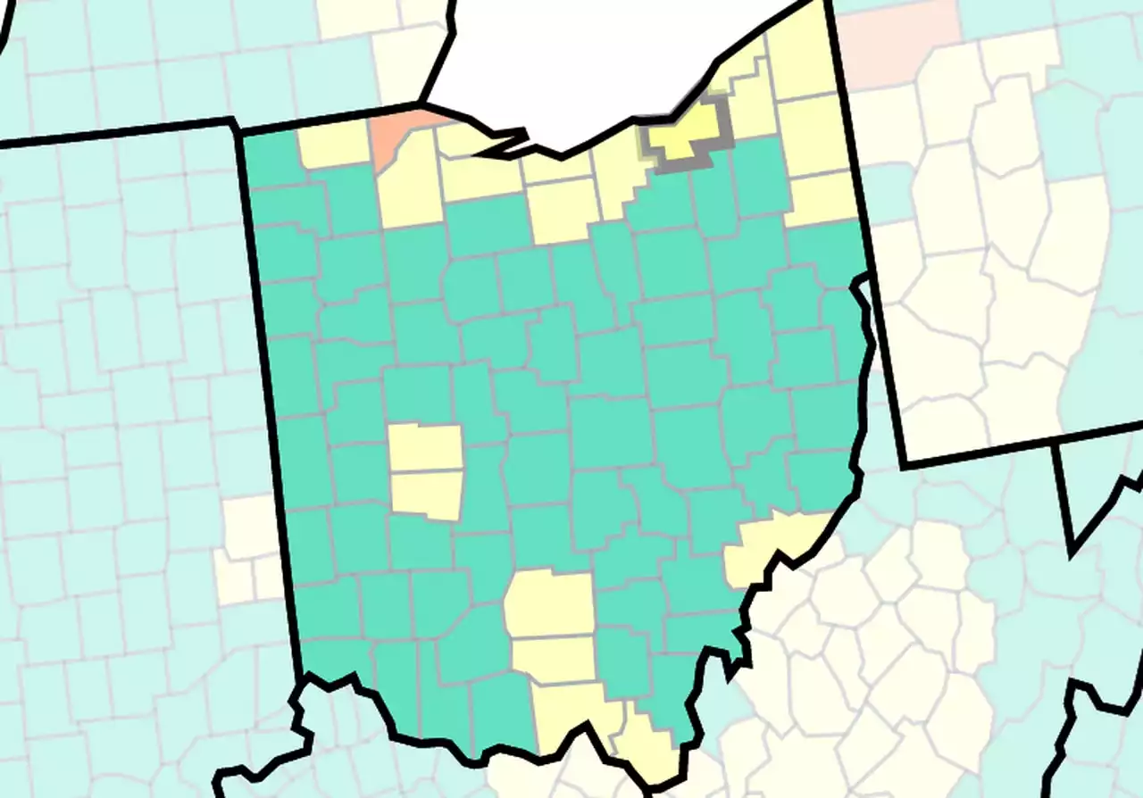 Majority of Greater Cleveland has medium COVID-19 spread in CDC update; mask advised for those at risk (map)