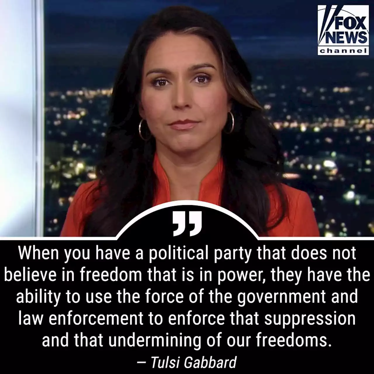 Tulsi Gabbard: The Democratic Party is controlled by fanatical ideologues who don't believe in freedom