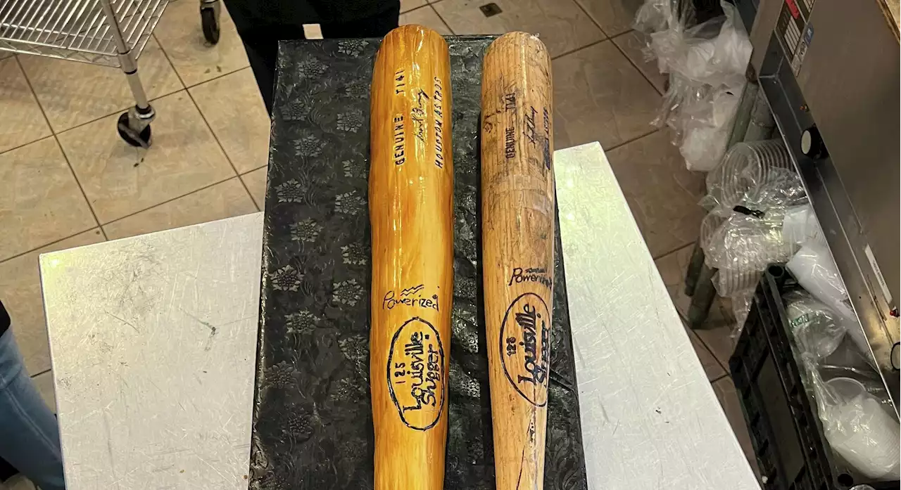 Astros vintage baseball bat becomes $500 cake at Houston's Rustika Cafe and Bakery