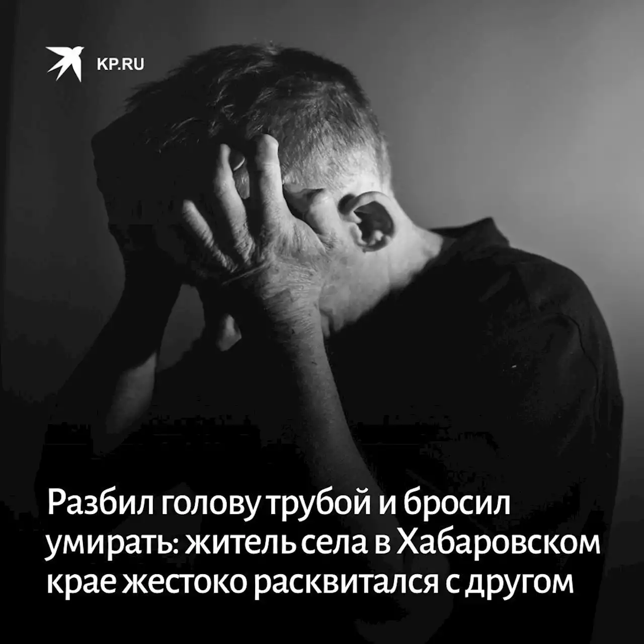 Разбил голову трубой и бросил умирать: житель села в Хабаровском крае жестоко расквитался с другом