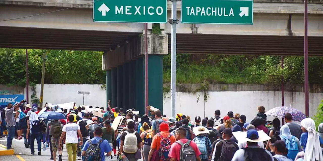 Sale nueva caravana migrante de venezolanos desde Chiapas