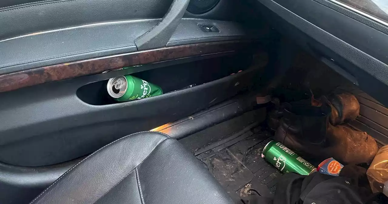 'Drink' driver found with several open beer cans in BMW in Preston