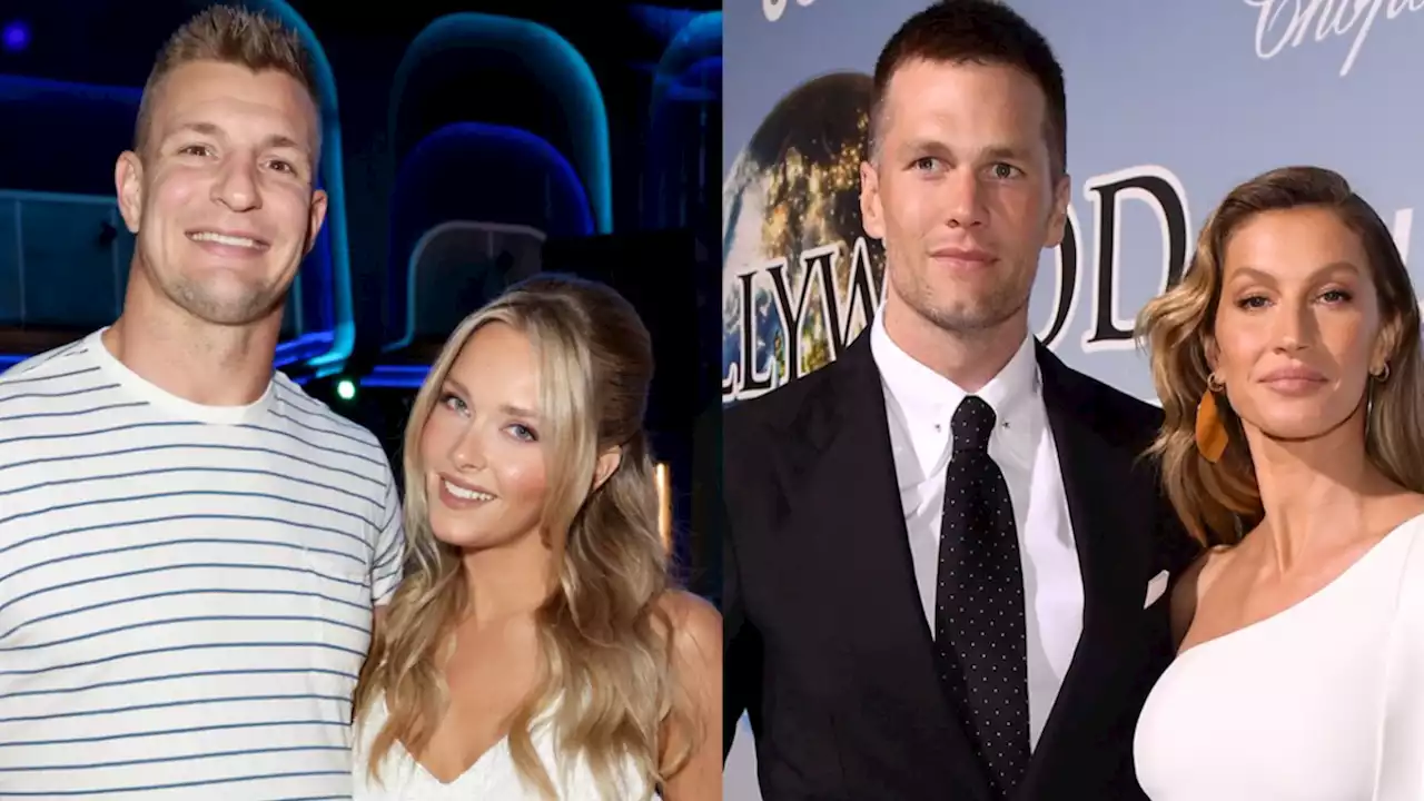 Rob Gronkowski's Girlfriend Camille Kostek Comments on Tom Brady and Gisele Bündchen's Marriage