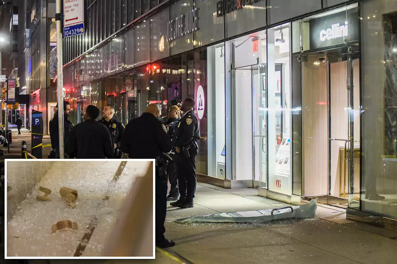 Thieves strike Park Avenue jewelry store in NYC overnight