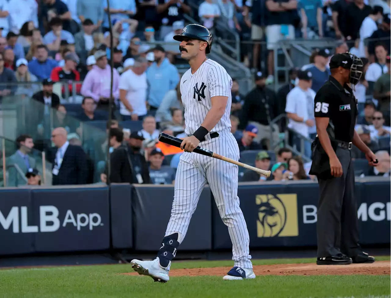 Yankees’ Matt Carpenter comes up empty in first at-bat since foot injury