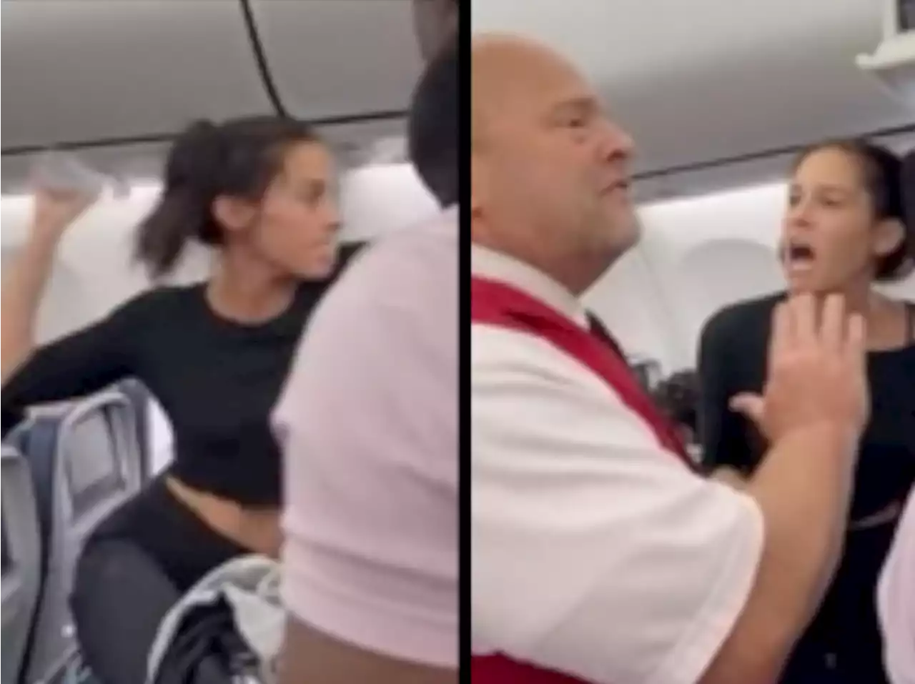 CAUGHT ON CAMERA: Passenger loses it when asked to leave plane