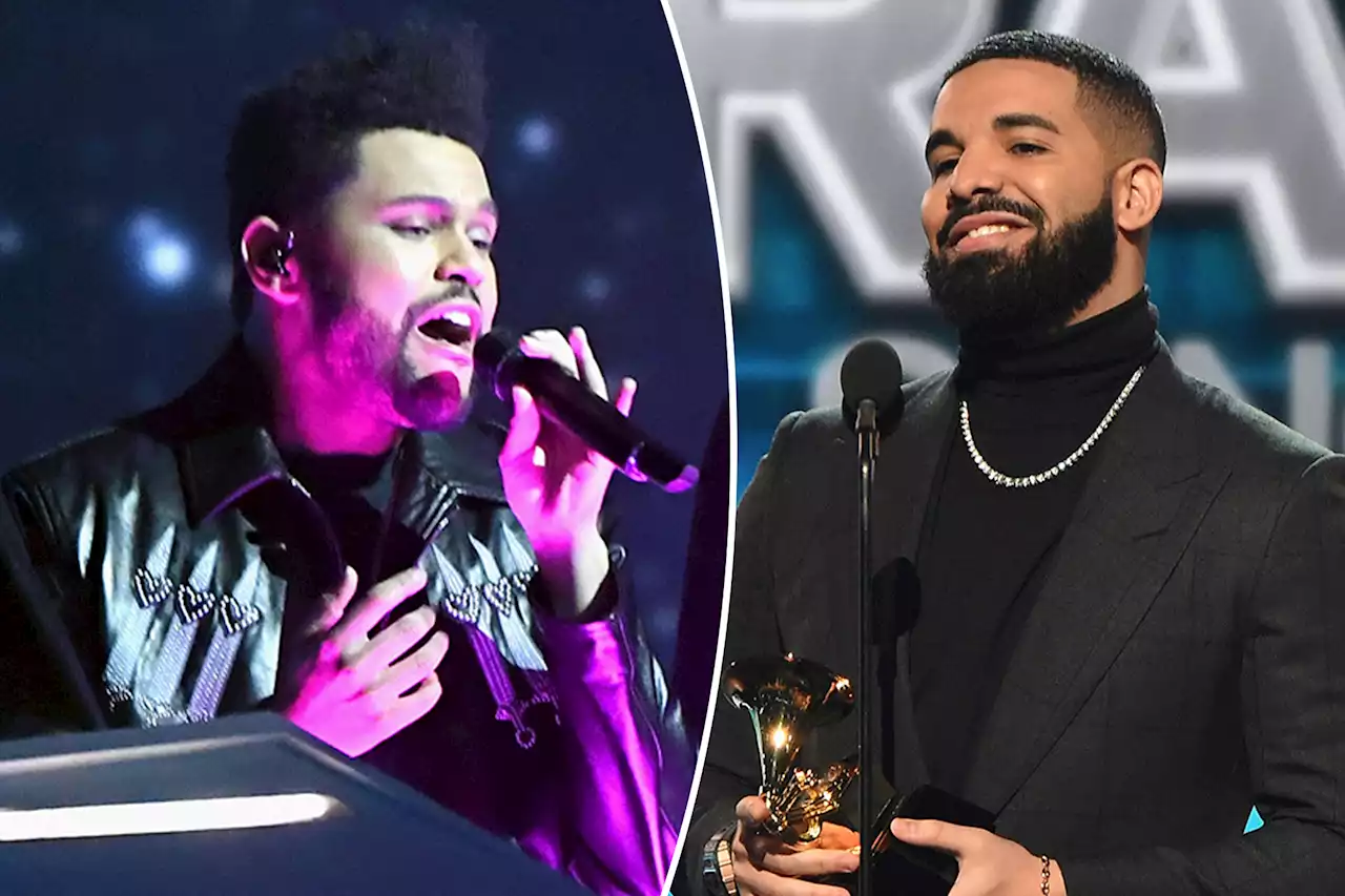 Drake and The Weeknd boycott the Grammys for the second year running