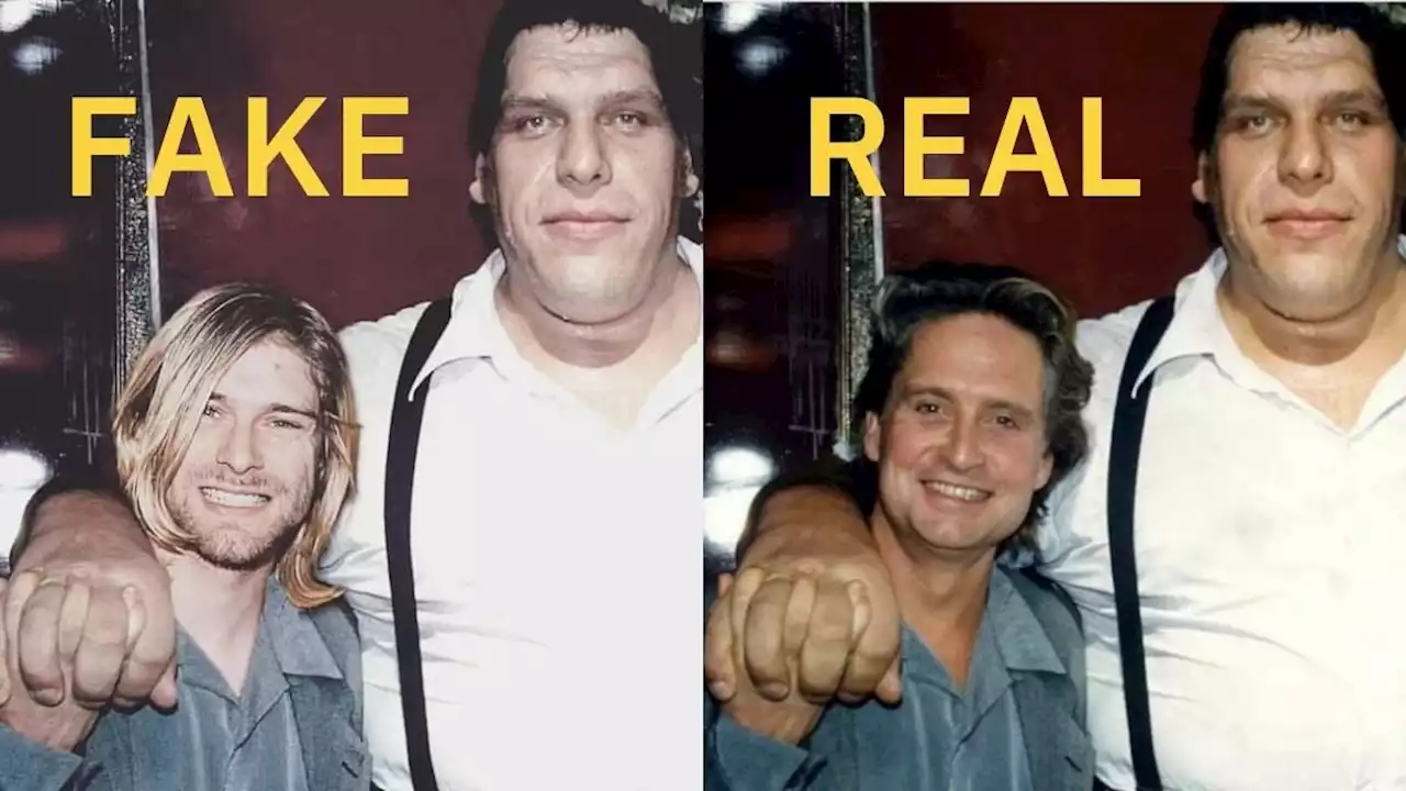 Is This Andre the Giant with Kurt Cobain?