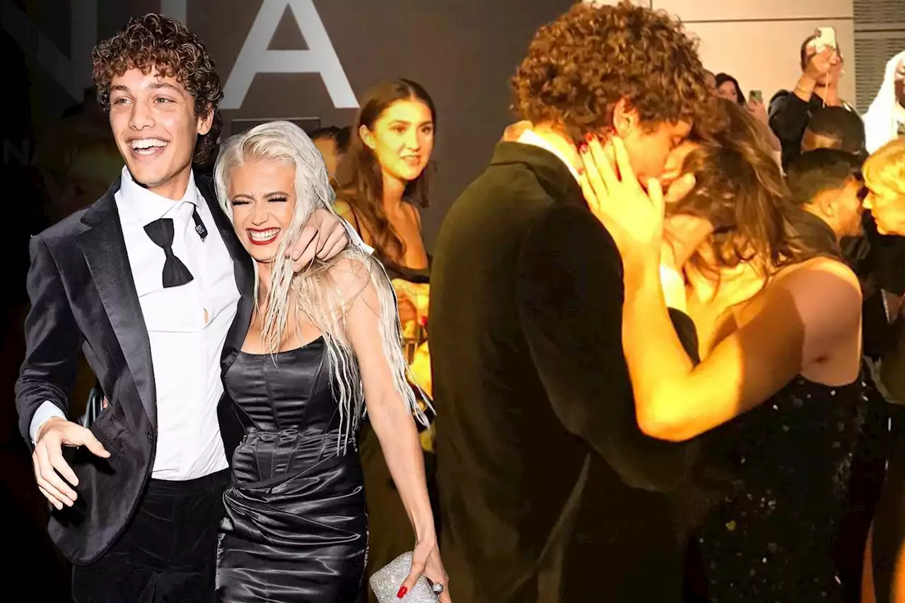 Bobby Brazier snogs mystery girl at NTAs but leaves with another woman