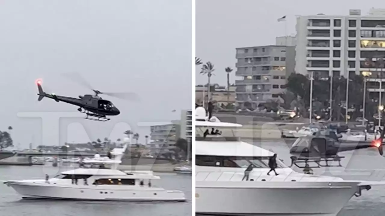 Navy Seals Perform Helicopter Raid Demonstration On Yacht, Crazy Video