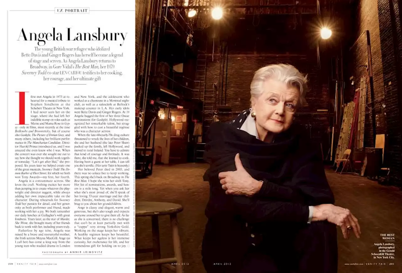 Angela Lansbury | Vanity Fair | April 2012