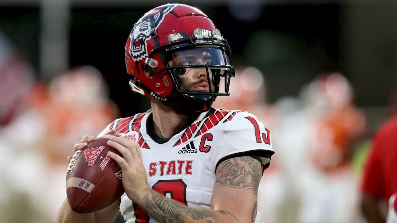 NC State QB Devin Leary out for season with torn pectoral muscle