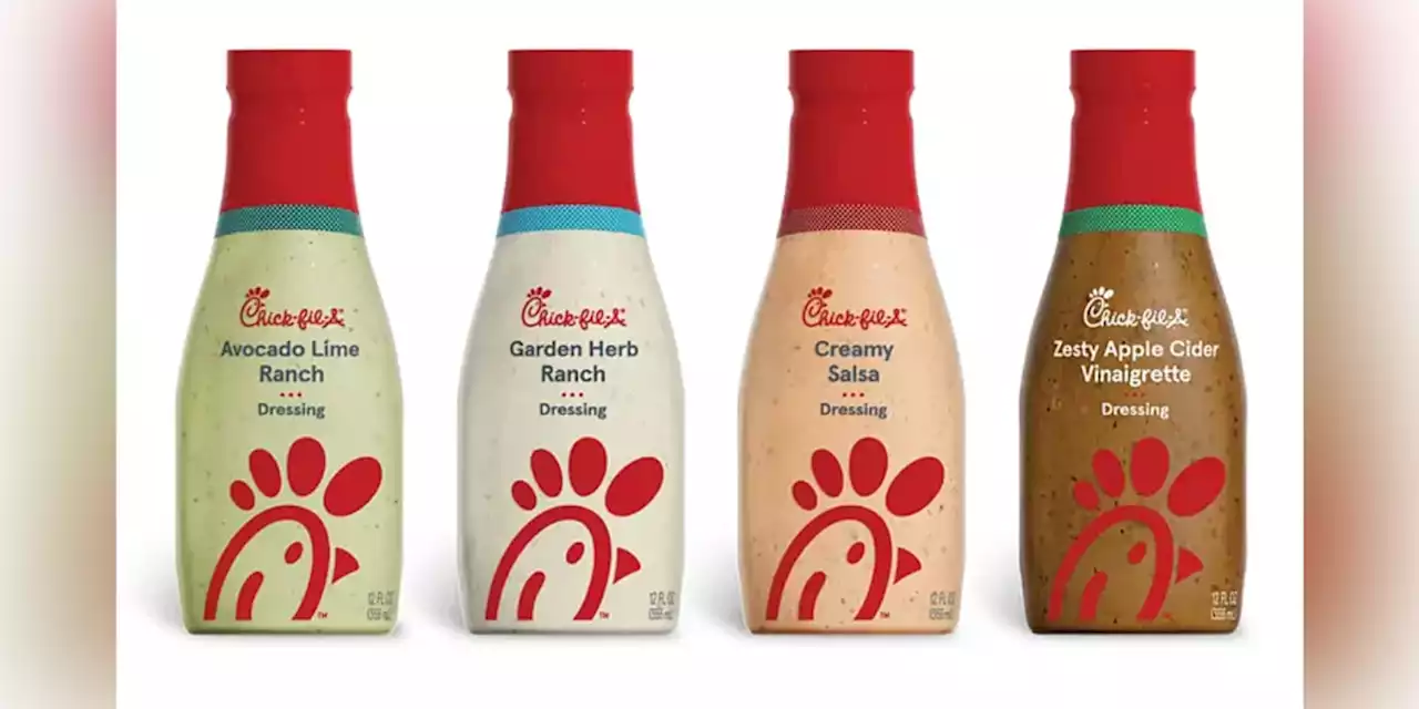 Chick-fil-A now selling full-size bottles of its popular salad dressings