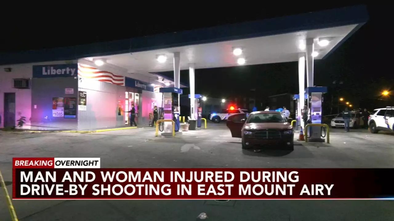 Gas Station drive-by shooting leaves two injured in East Mount Airy