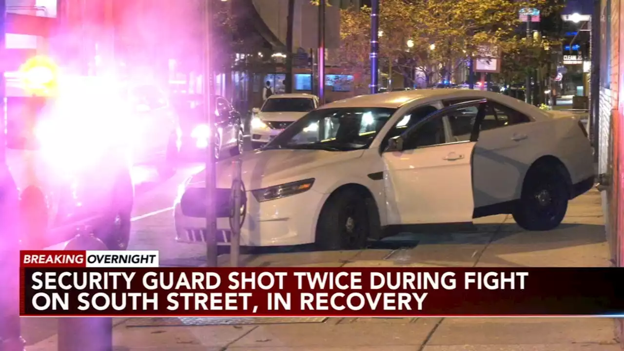 Police: Security officer shot after breaking up fight in South Philadelphia