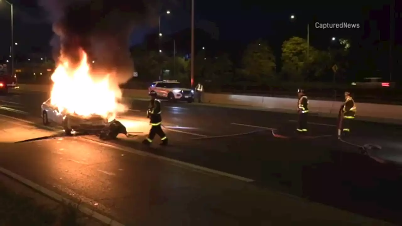 Driver cited for DUI after firefighter, 5 more hurt in I-290 crash with ISP, CFD vehicles: police